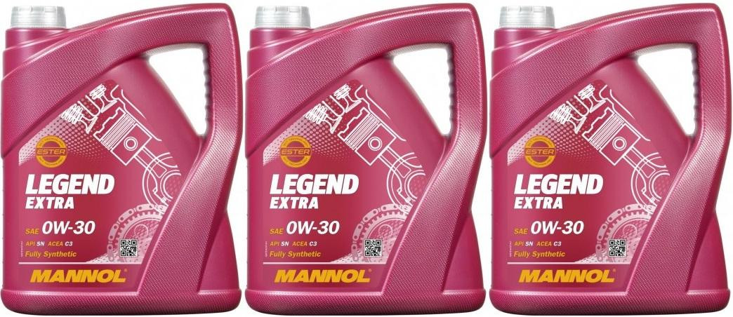 MANNOL 7919 LEGEND EXTRA SAE 0W-30 3x 5 = 15 Liter