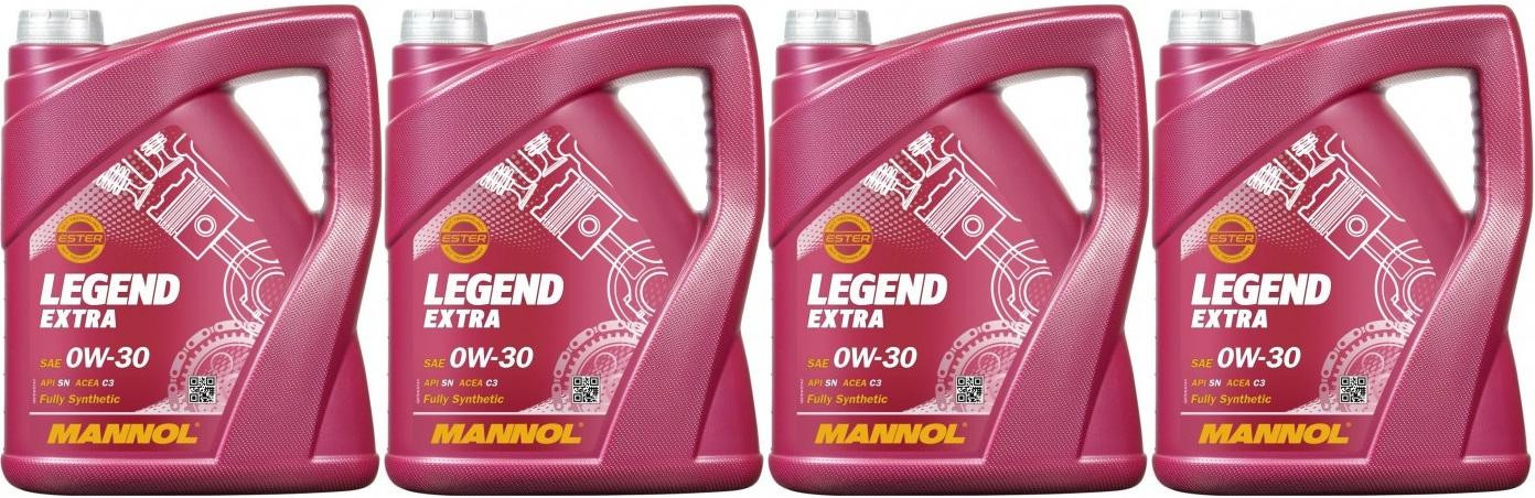 MANNOL 7919 LEGEND EXTRA SAE 0W-30 4x 5 = 20 Liter