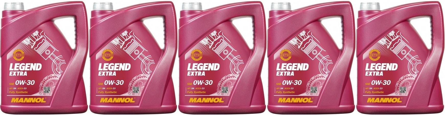 MANNOL 7919 LEGEND EXTRA SAE 0W-30 5x 5 = 25 Liter