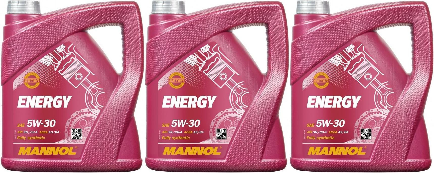 MANNOL 7511 ENERGY 5W-30 3x 4l = 12 Liter