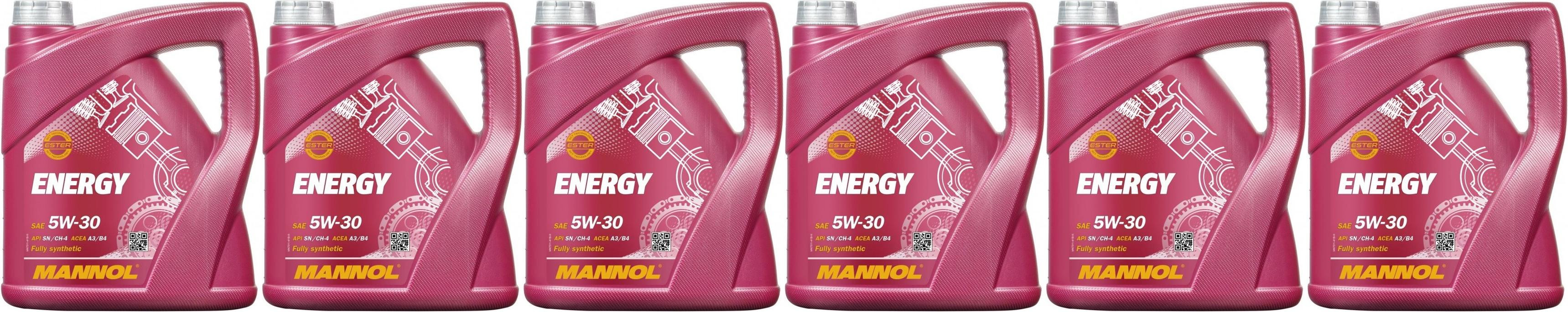 MANNOL 7511 ENERGY 5W-30 6x 4l = 24 Liter