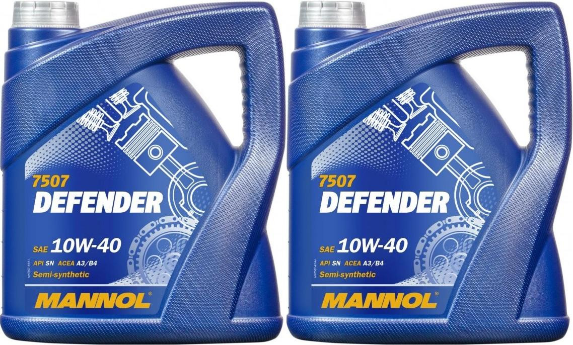 MANNOL 7507 DEFENDER SAE 10W-40 2x 4l = 8 Liter