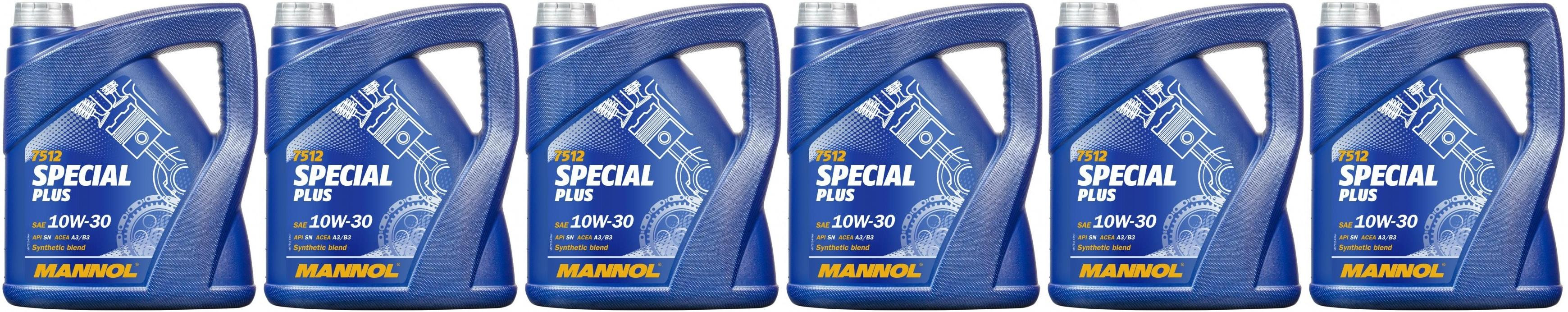 MANNOL 7512 SPECIAL PLUS SAE 10W-30 6x 4l = 24 Liter