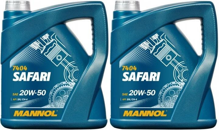MANNOL 7404 SAFARI SAE 20W-50 2x 4l = 8 Liter