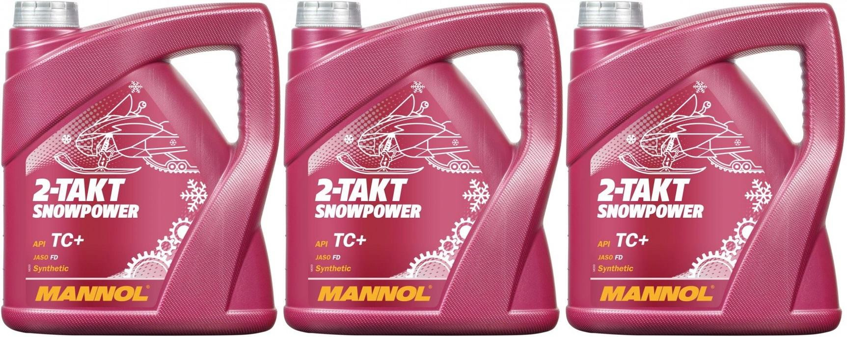 MANNOL 7201 2-TAKT SNOWPOWER 3x 4l = 12 Liter