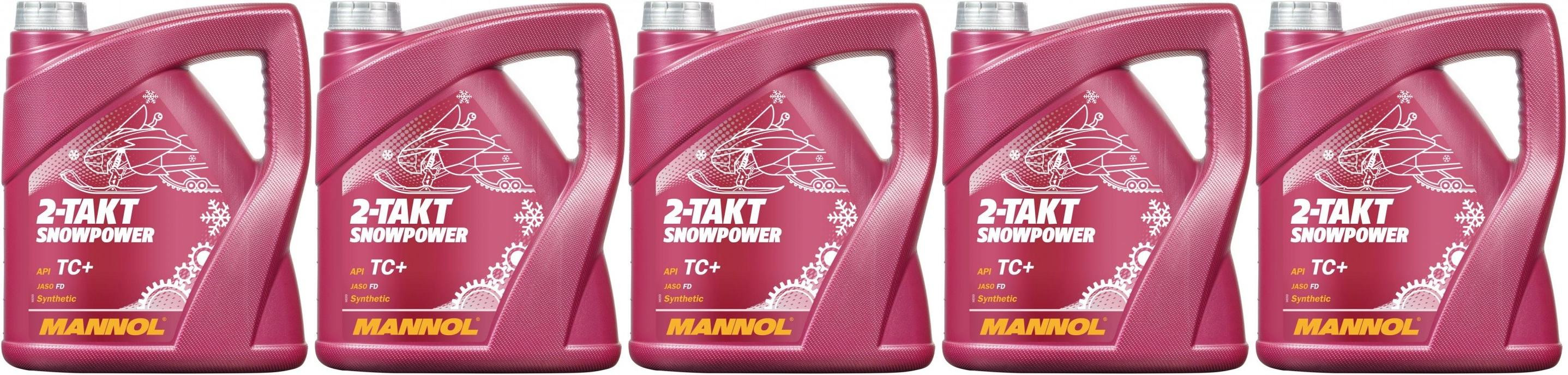 MANNOL 7201 2-TAKT SNOWPOWER 5x 4l = 20 Liter