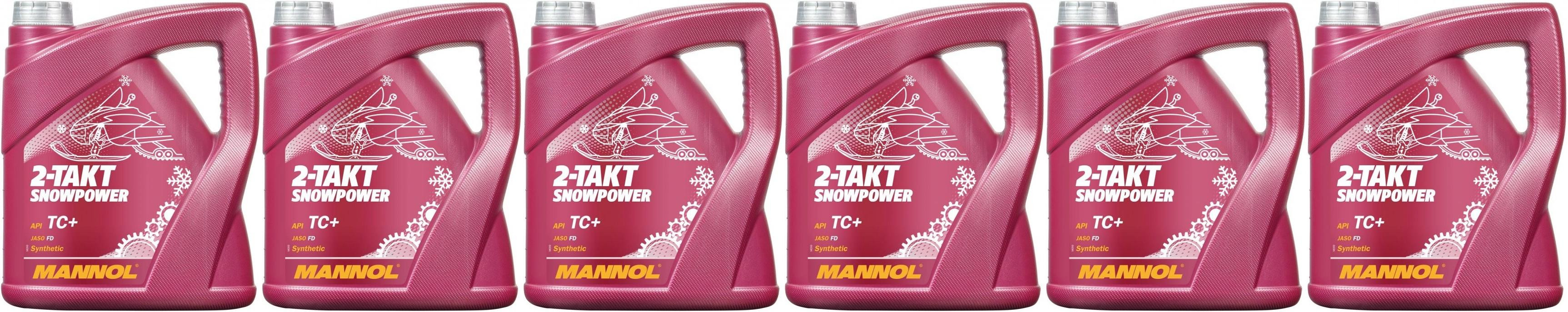 MANNOL 7201 2-TAKT SNOWPOWER 6x 4l = 24 Liter