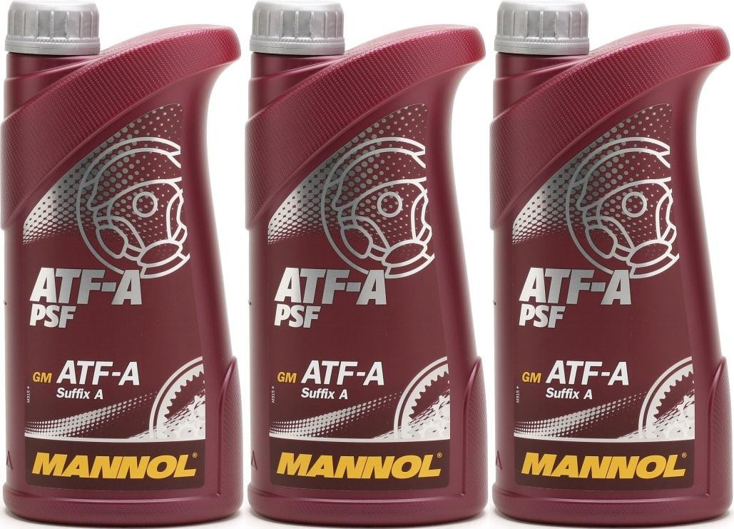MANNOL 8203 ATF-A PSF Power steering fluid 3x 1l = 3 Liter