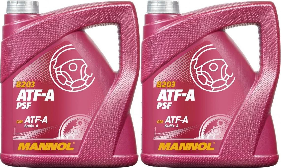 MANNOL 8203 ATF-A PSF Power steering fluid 2x 4l = 8 Liter