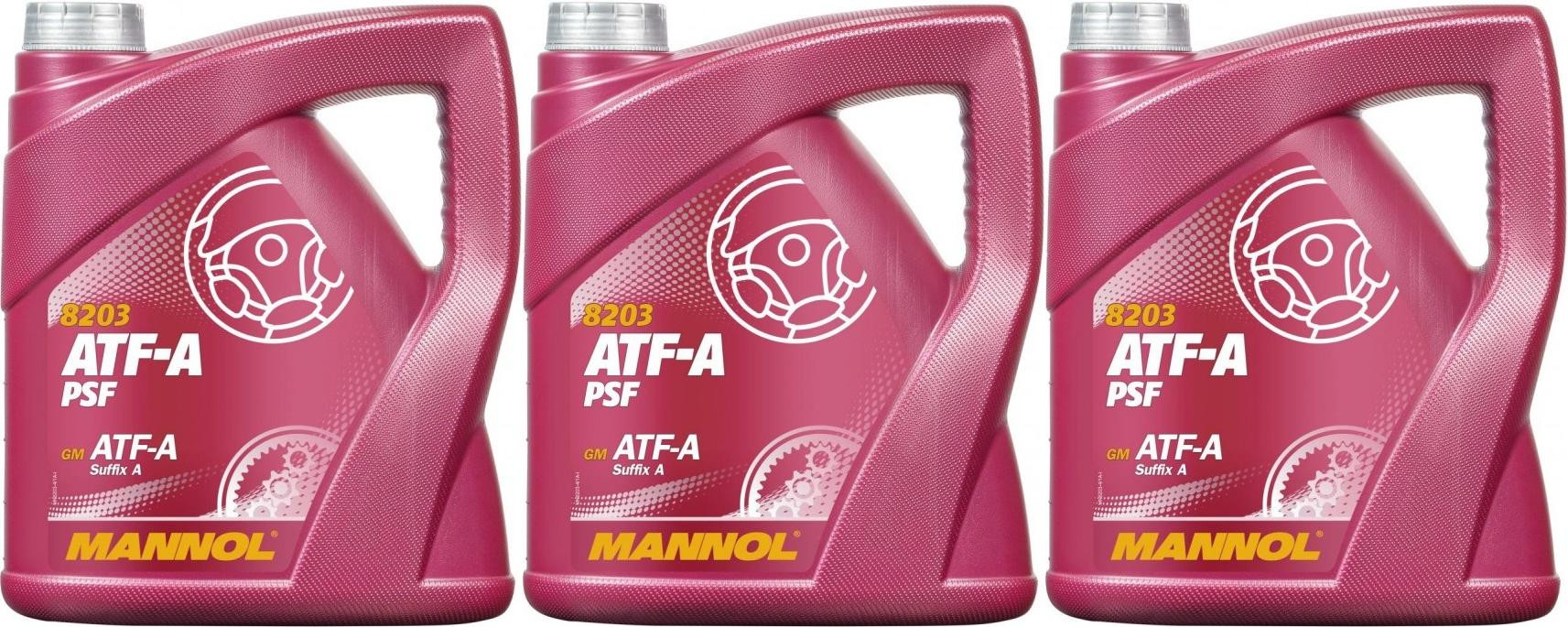 MANNOL 8203 ATF-A PSF Power steering fluid 3x 4l = 12 Liter