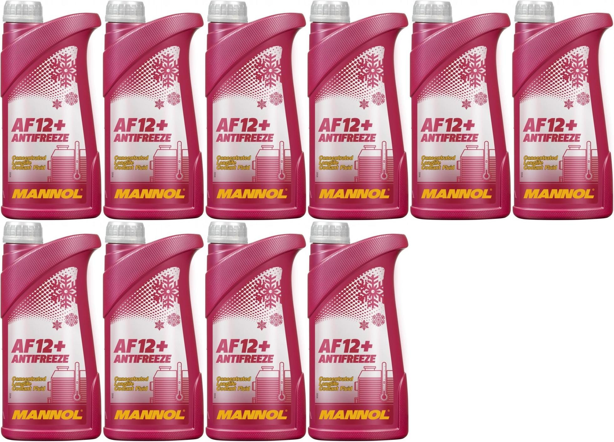 MANNOL Kühlerfrostschutz AF12+ 10x 1l = 10 Liter