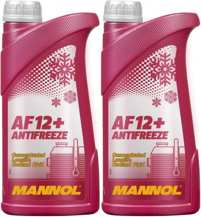MANNOL Kühlerfrostschutz AF12+ 2x 1l = 2 Liter