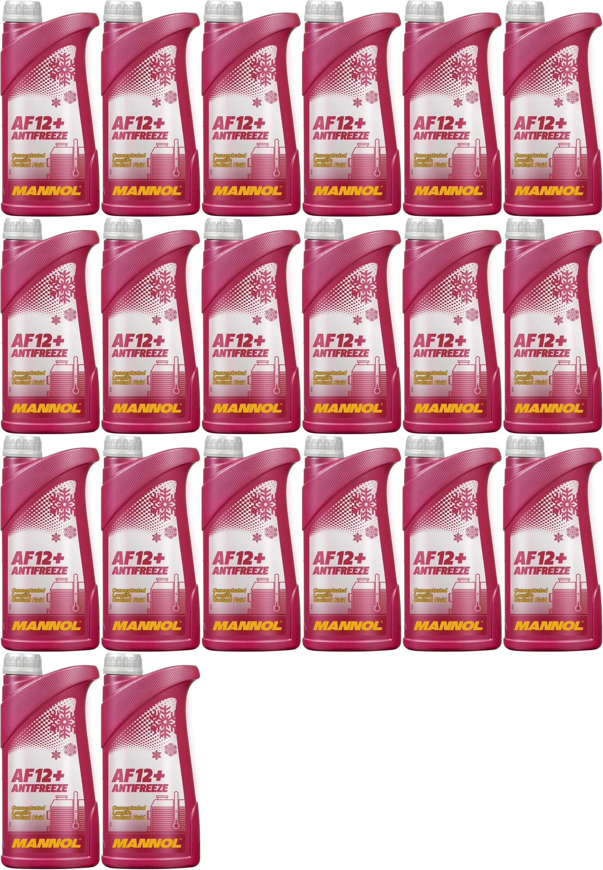 MANNOL Kühlerfrostschutz AF12+ 20x 1l = 20 Liter