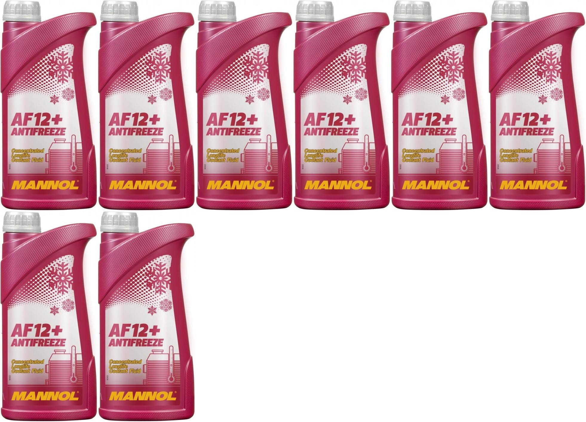 MANNOL Kühlerfrostschutz AF12+ 8x 1l = 8 Liter
