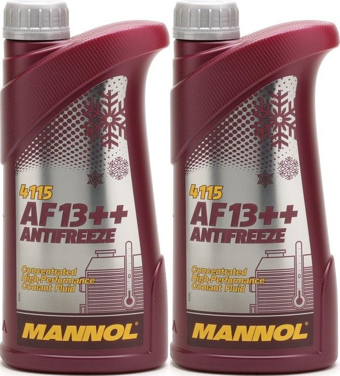 MANNOL Kühlerfrostschutz AF13++ 2x 1l = 2 Liter