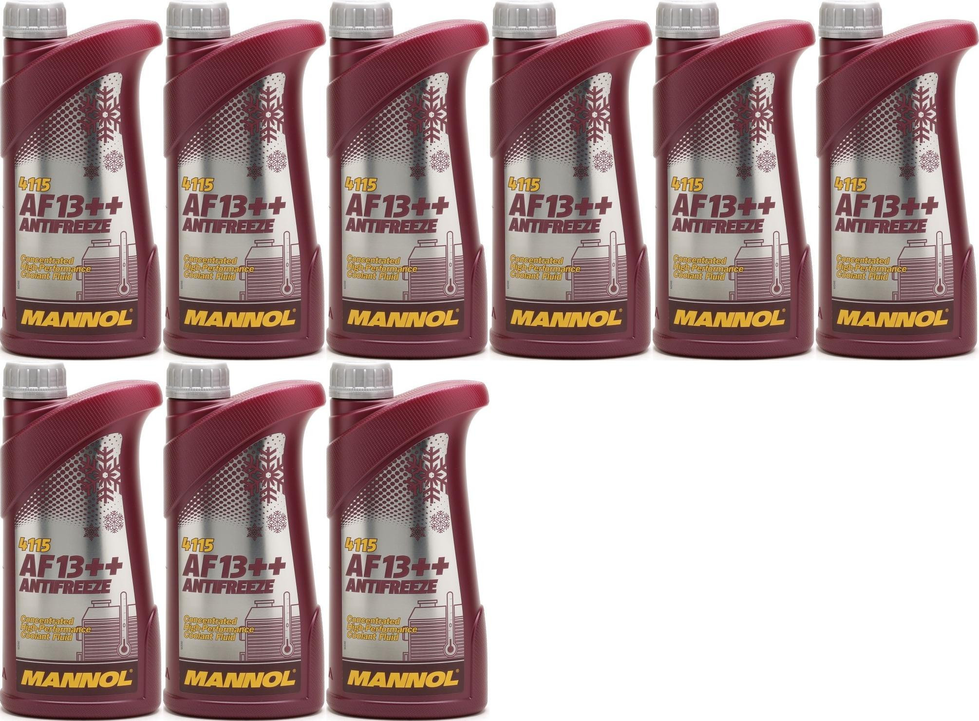 MANNOL Kühlerfrostschutz AF13++ 9x 1l = 9 Liter
