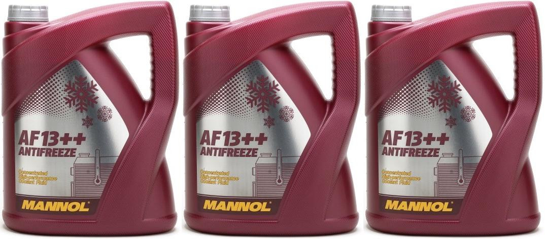 MANNOL Kühlerfrostschutz AF13++ 3x 5 = 15 Liter