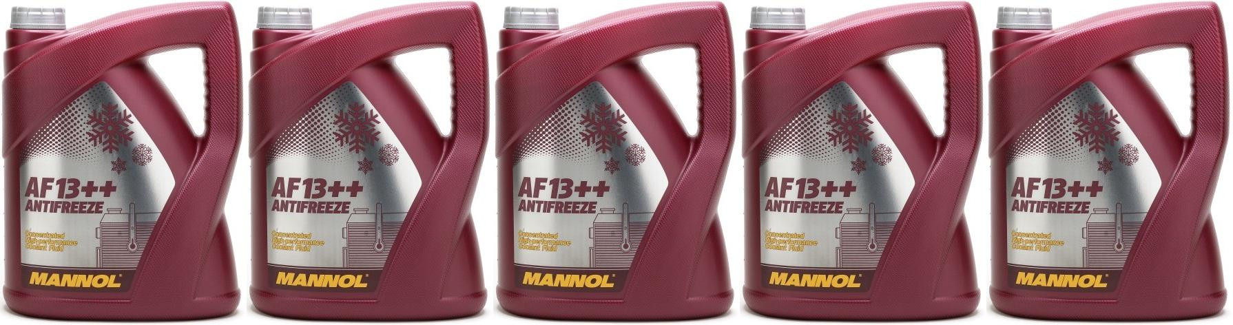 MANNOL Kühlerfrostschutz AF13++ 5x 5 = 25 Liter