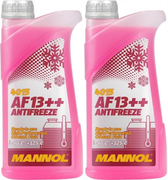 MANNOL Kühlerfrostschutz AF13++ Fertigmischung (- 40°C) 2x 1l = 2 Liter