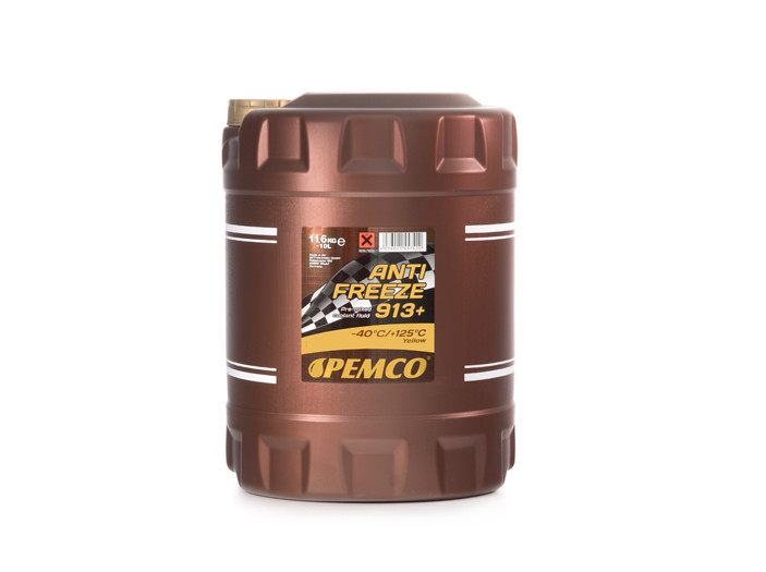 Pemco Kühlerfrostschutz Antifreeze 913+ (-40)Hightec Fertigmischung 10l Kanister