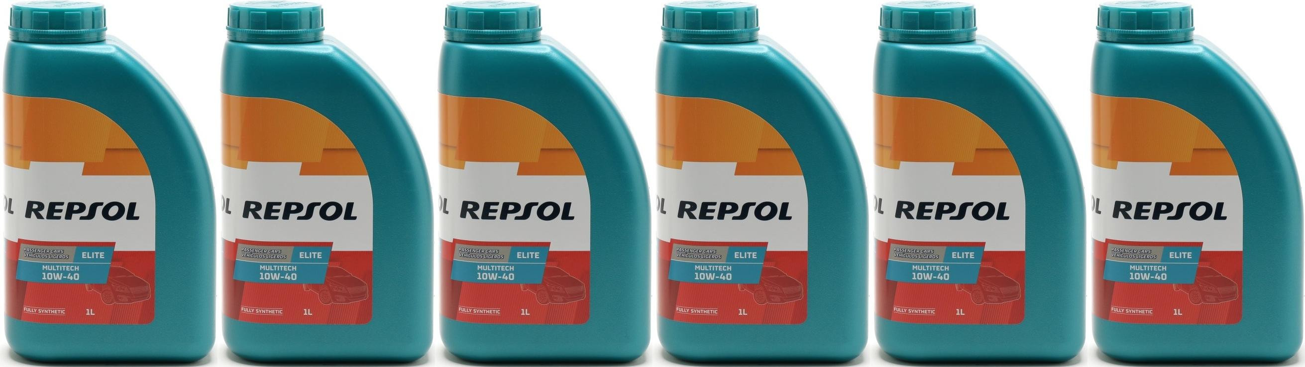 REPSOL ELITE MULTITECH 10W-40 6x 1l = 6 Liter