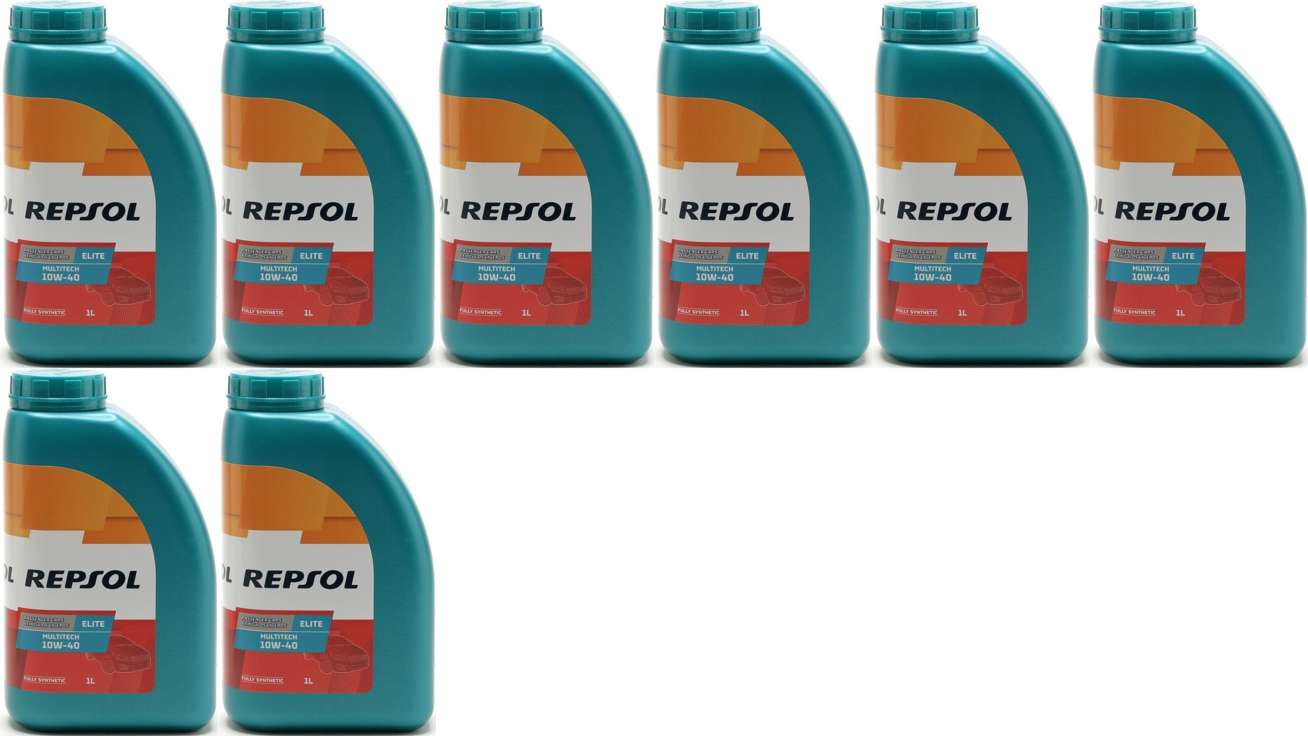 REPSOL ELITE MULTITECH 10W-40 8x 1l = 8 Liter