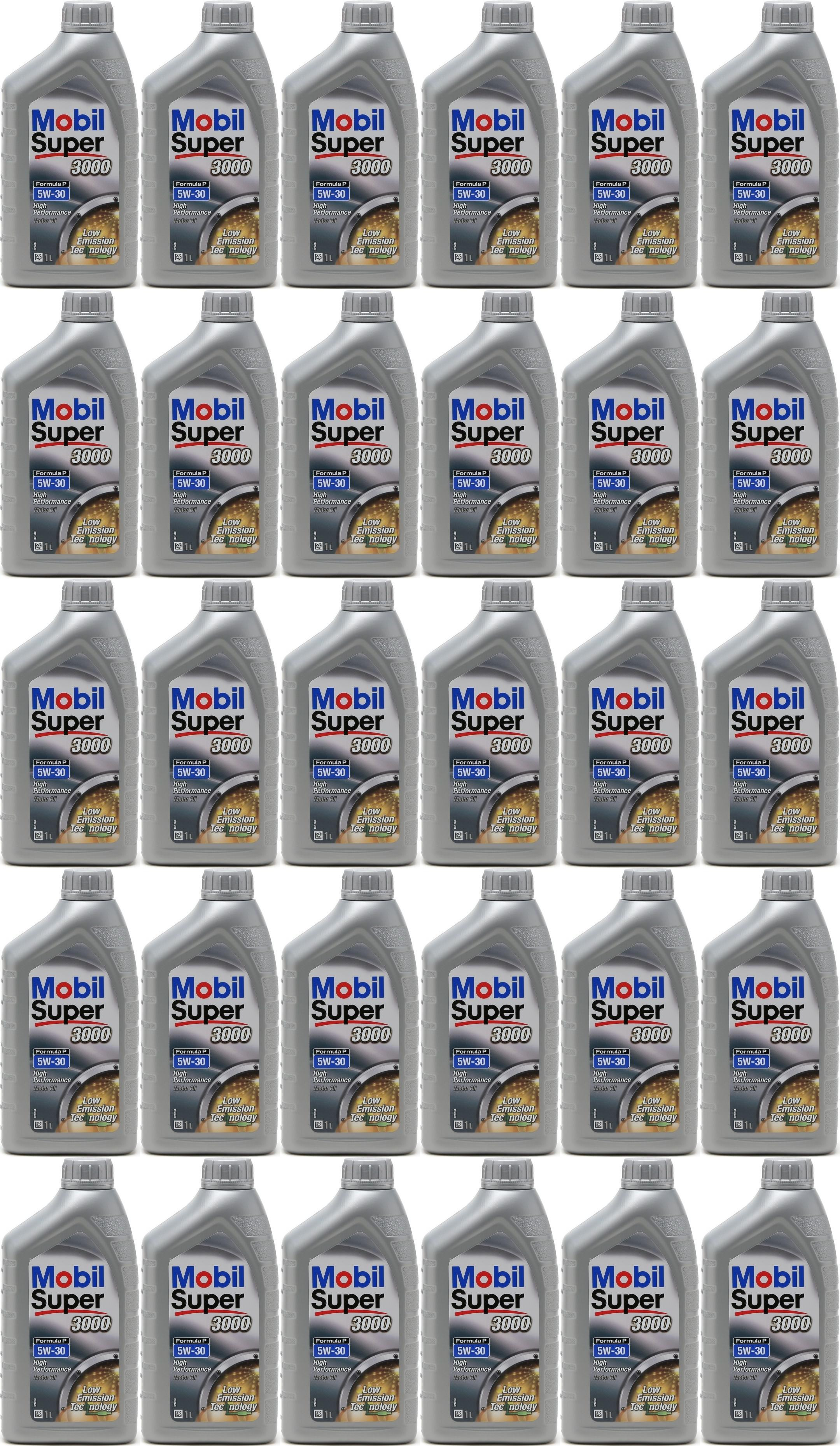 Mobil Super 3000 Formula P 0W-30 Motoröl 30x 1l = 30 Liter