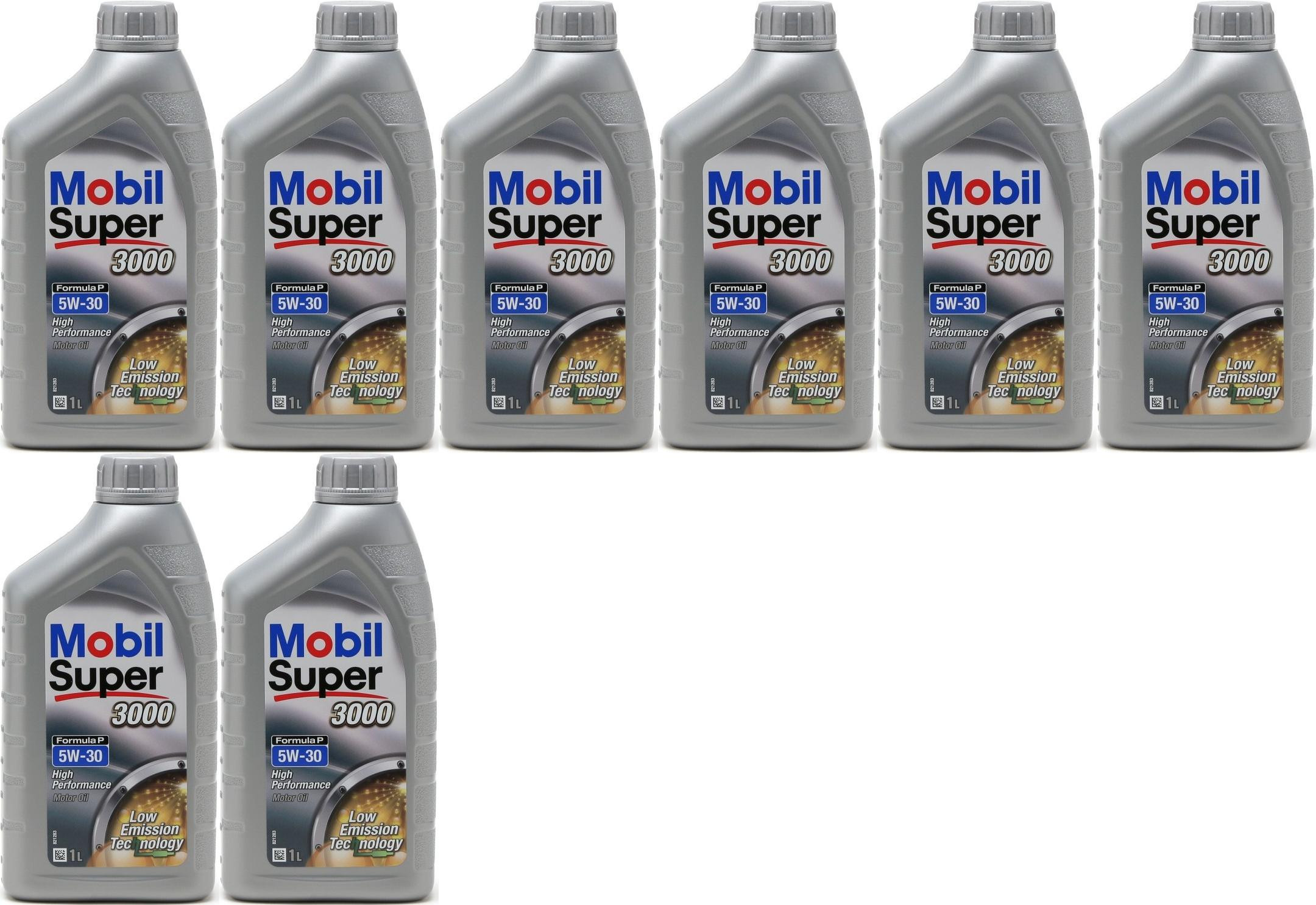 Mobil Super 3000 Formula P 0W-30 Motoröl 8x 1l = 8 Liter