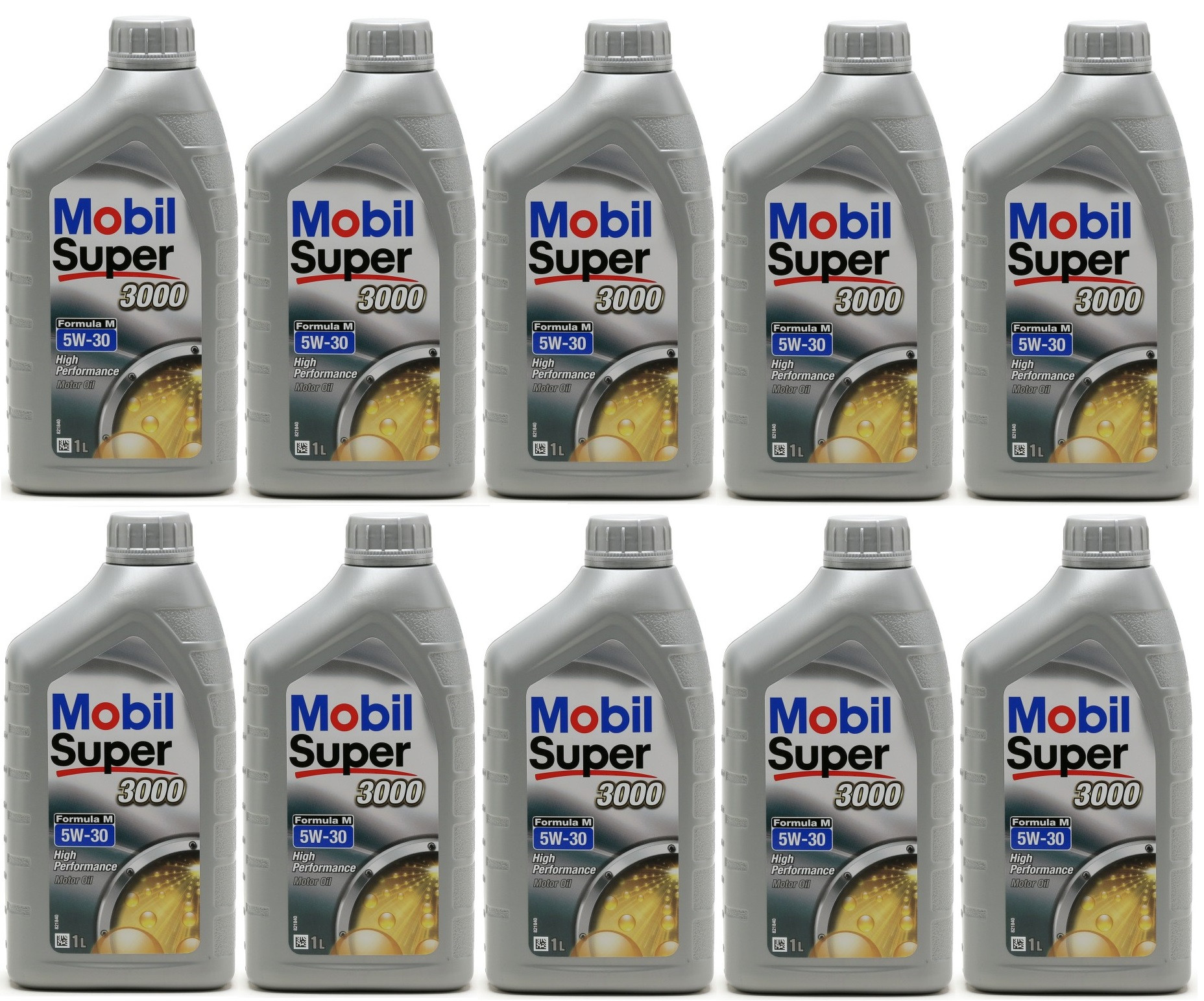 Mobil Super 3000 Formula M 5W-30 Motoröl 10x 1l = 10 Liter