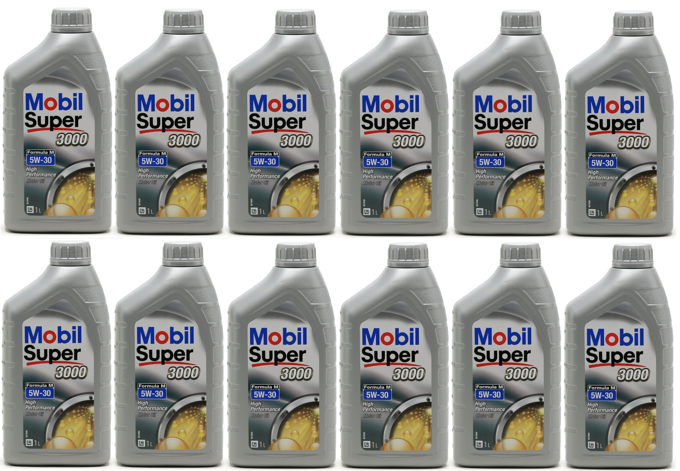 Mobil Super 3000 Formula M 5W-30 Motoröl 12x 1l = 12 Liter