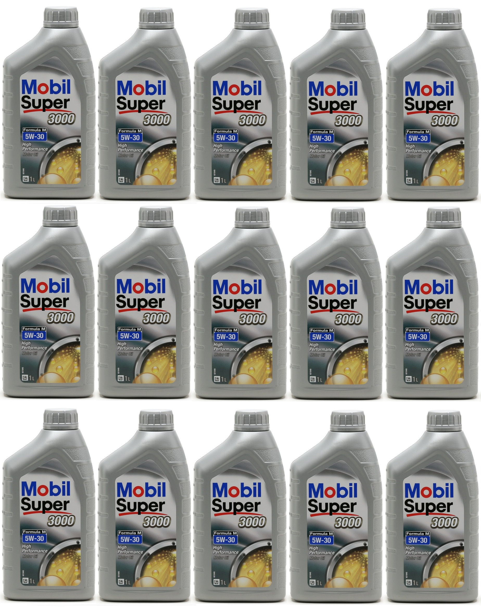 Mobil Super 3000 Formula M 5W-30 Motoröl 15x 1l = 15 Liter