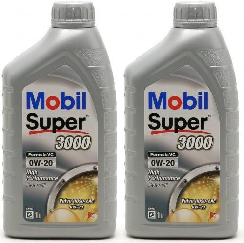 Mobil Super 3000 Formula VC 0W-20 Motoröl 2x 1l = 2 Liter