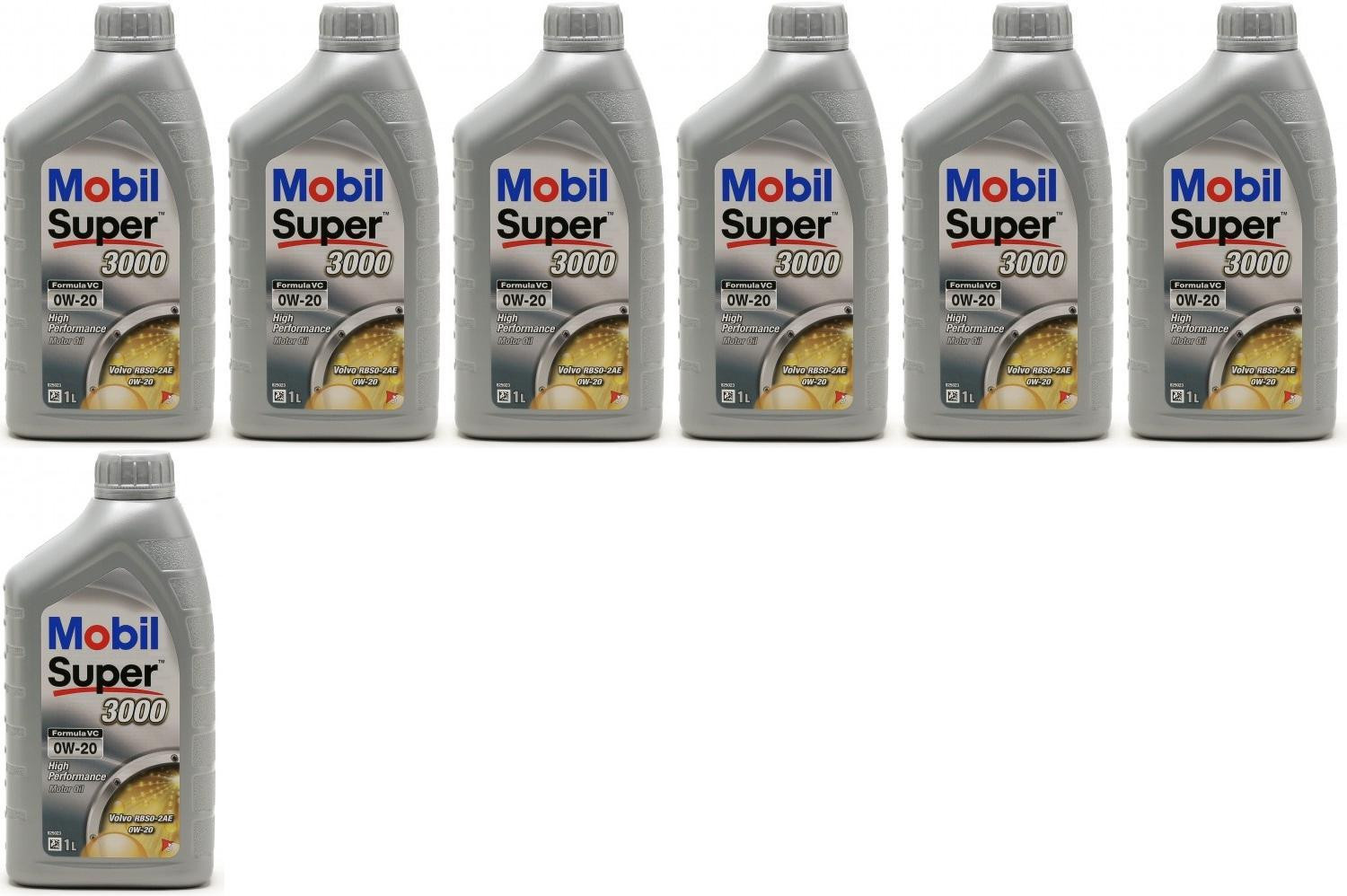 Mobil Super 3000 Formula VC 0W-20 Motoröl 7x 1l = 7 Liter