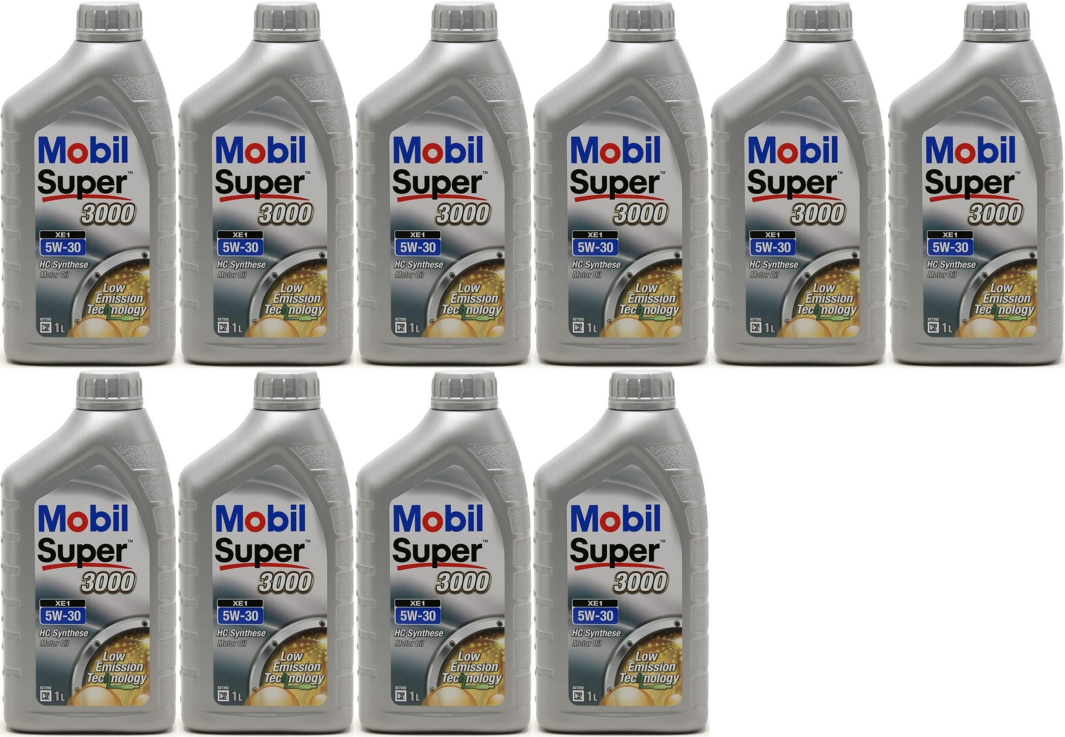 Mobil Super 3000 Formula XE X1 5W-30 Motoröl (BMW LL0-4)1l 10x 1l = 10 Liter