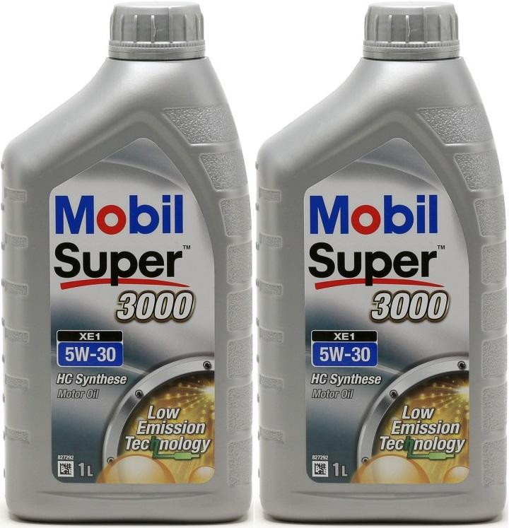 Mobil Super 3000 Formula XE X1 5W-30 Motoröl (BMW LL0-4)1l 2x 1l = 2 Liter