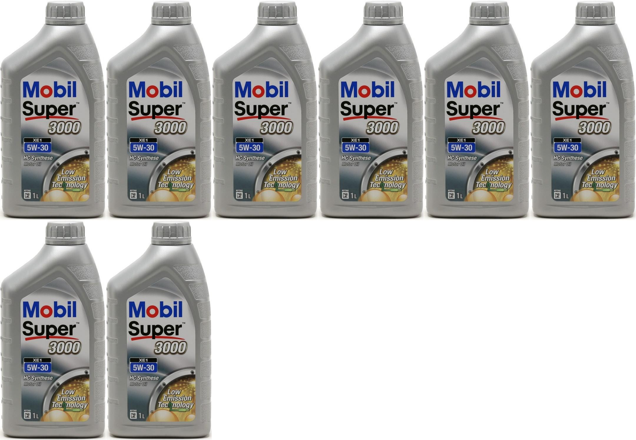 Mobil Super 3000 Formula XE X1 5W-30 Motoröl (BMW LL0-4)1l 8x 1l = 8 Liter