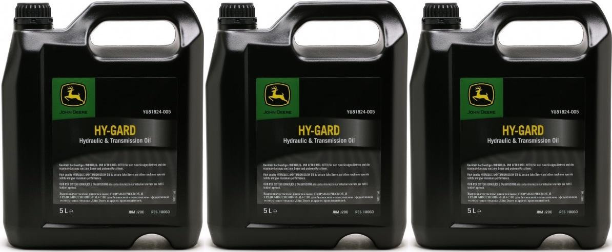 John Deere Hy-Gard Getriebe- und Hydrauliköl (UTTO) 3x 5 = 15 Liter
