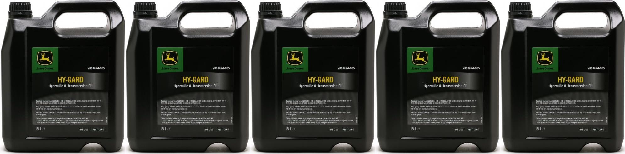 John Deere Hy-Gard Getriebe- und Hydrauliköl (UTTO) 5x 5 = 25 Liter