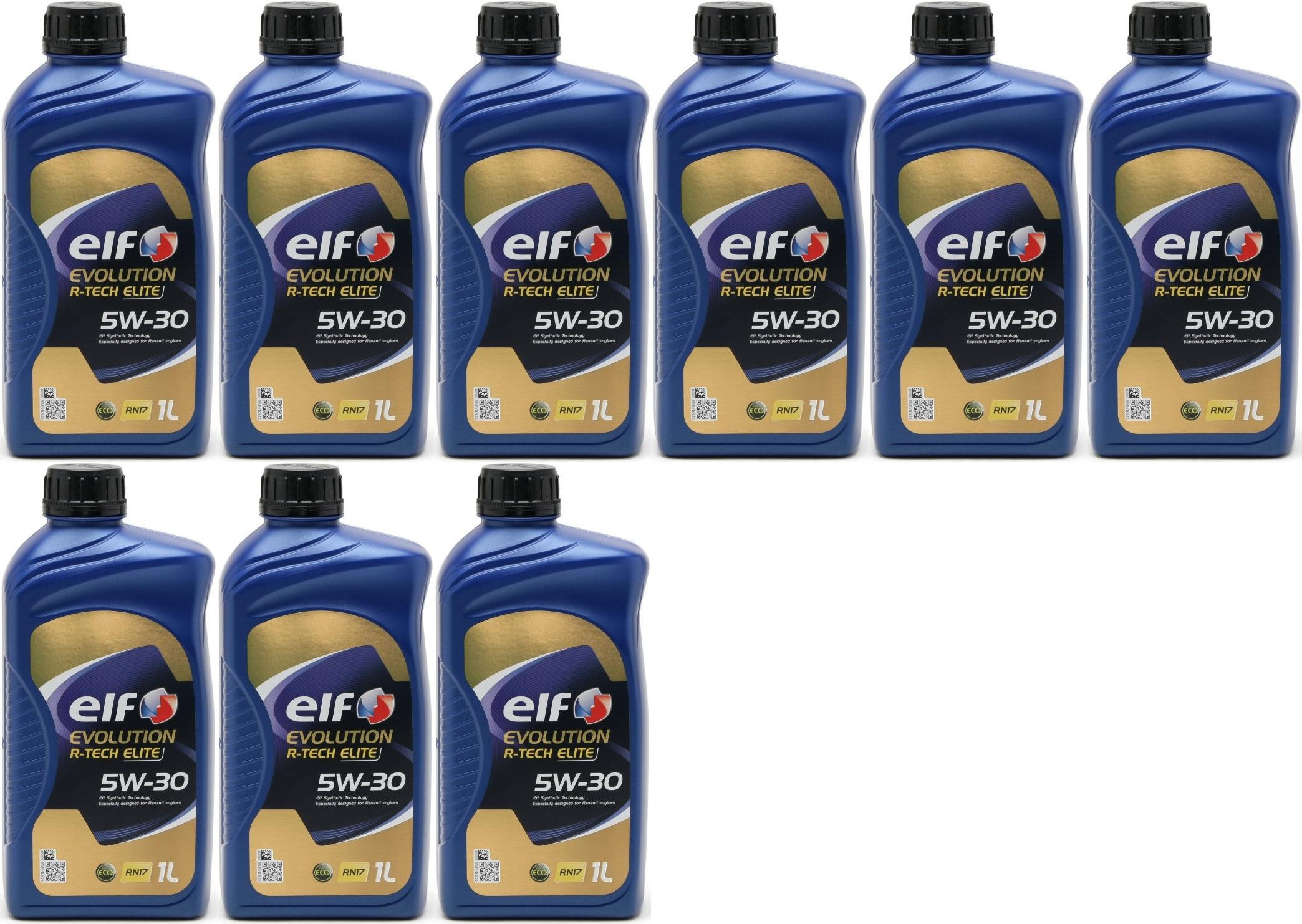 Elf Evolution R-Tech RN17 5W-30 Motoröl 9x 1l = 9 Liter