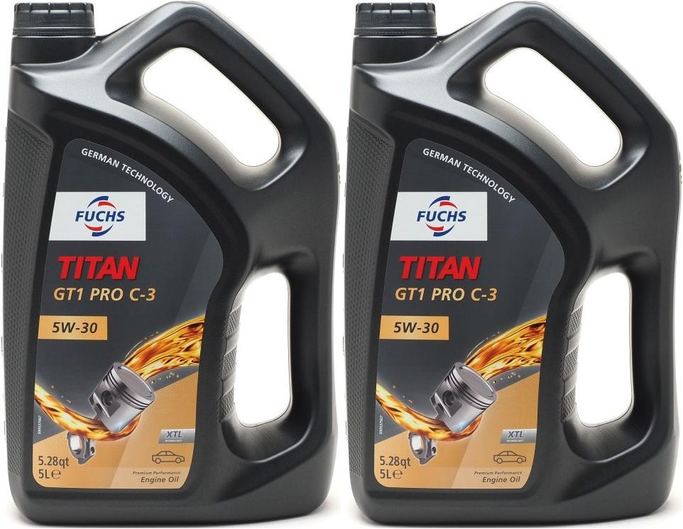 FUCHS TITAN GT1 Pro C-3 5W-30 Motoröl 2x 5 = 10 Liter