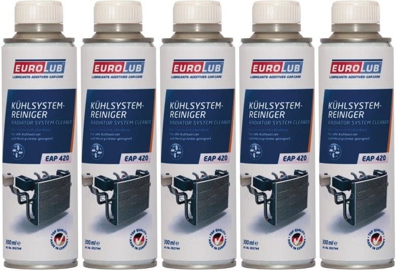 Eurolub EAP 420 Kühlsystemreiniger 5x 300 Milliliter