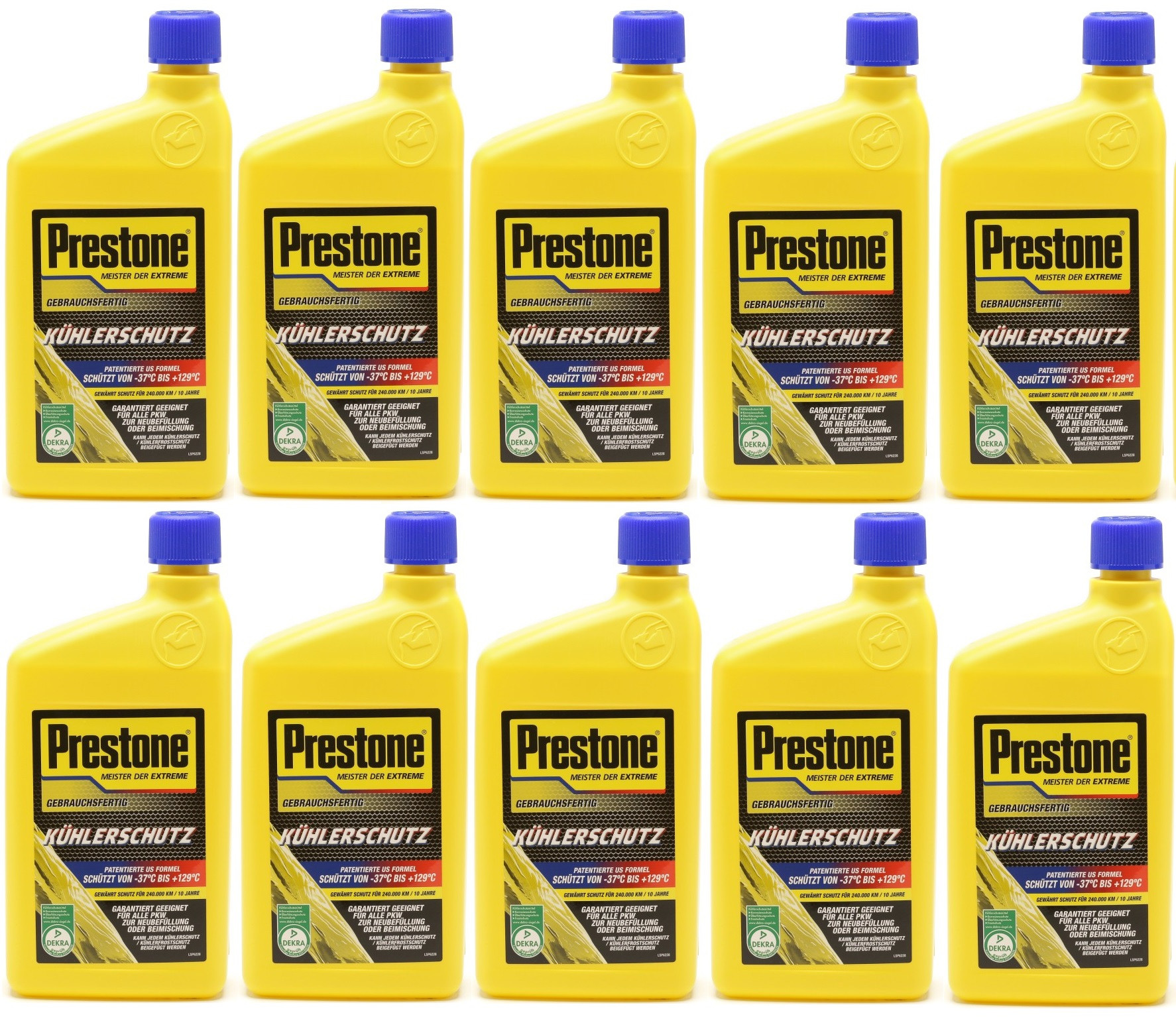 PRESTONE AF RTU 50:50 Frostschutz Fertigmischung 1 Liter Flasche 10x1l=10 Liter