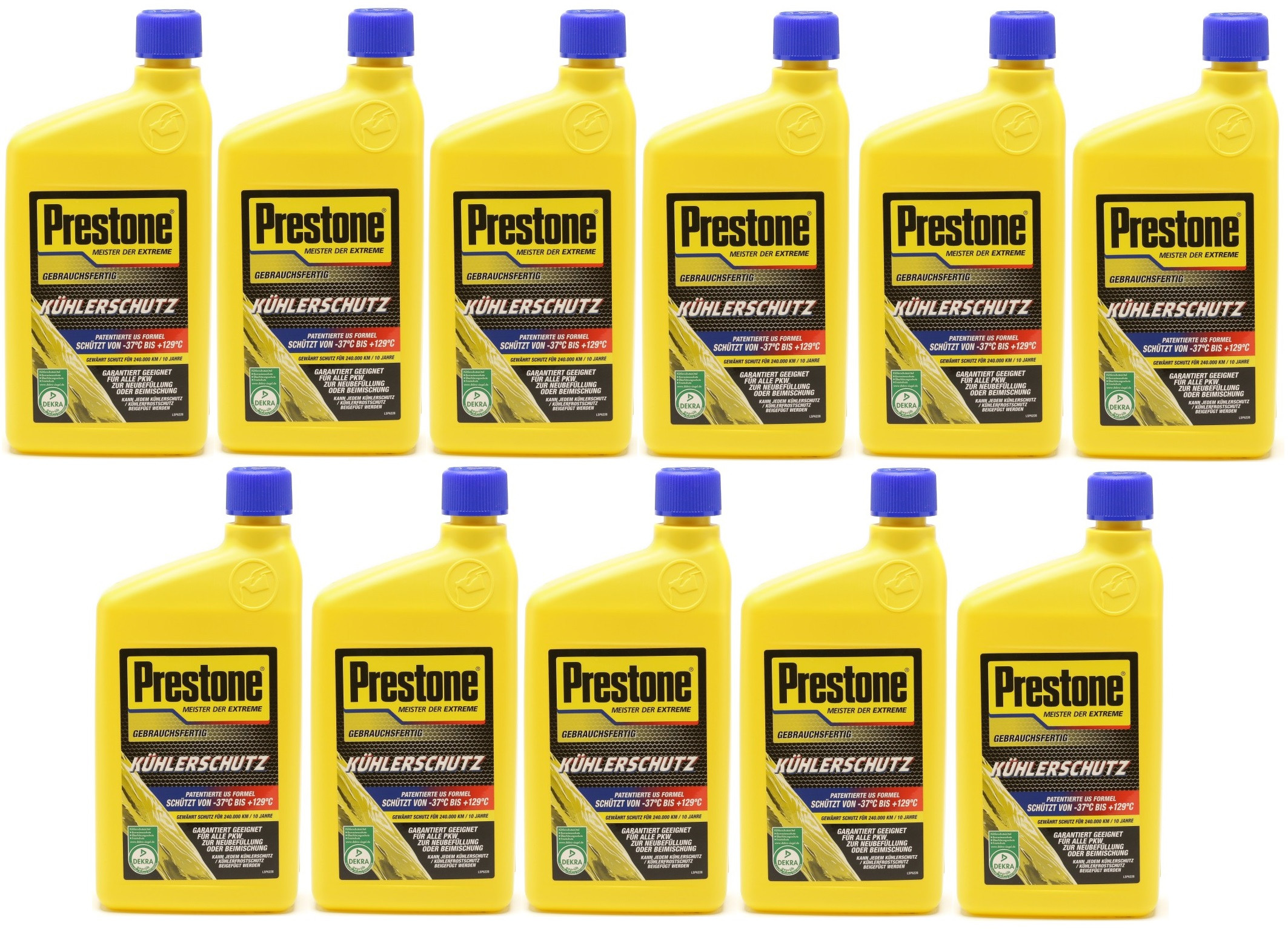 PRESTONE AF RTU 50:50 Frostschutz Fertigmischung 1 Liter Flasche 11x1l=11 Liter