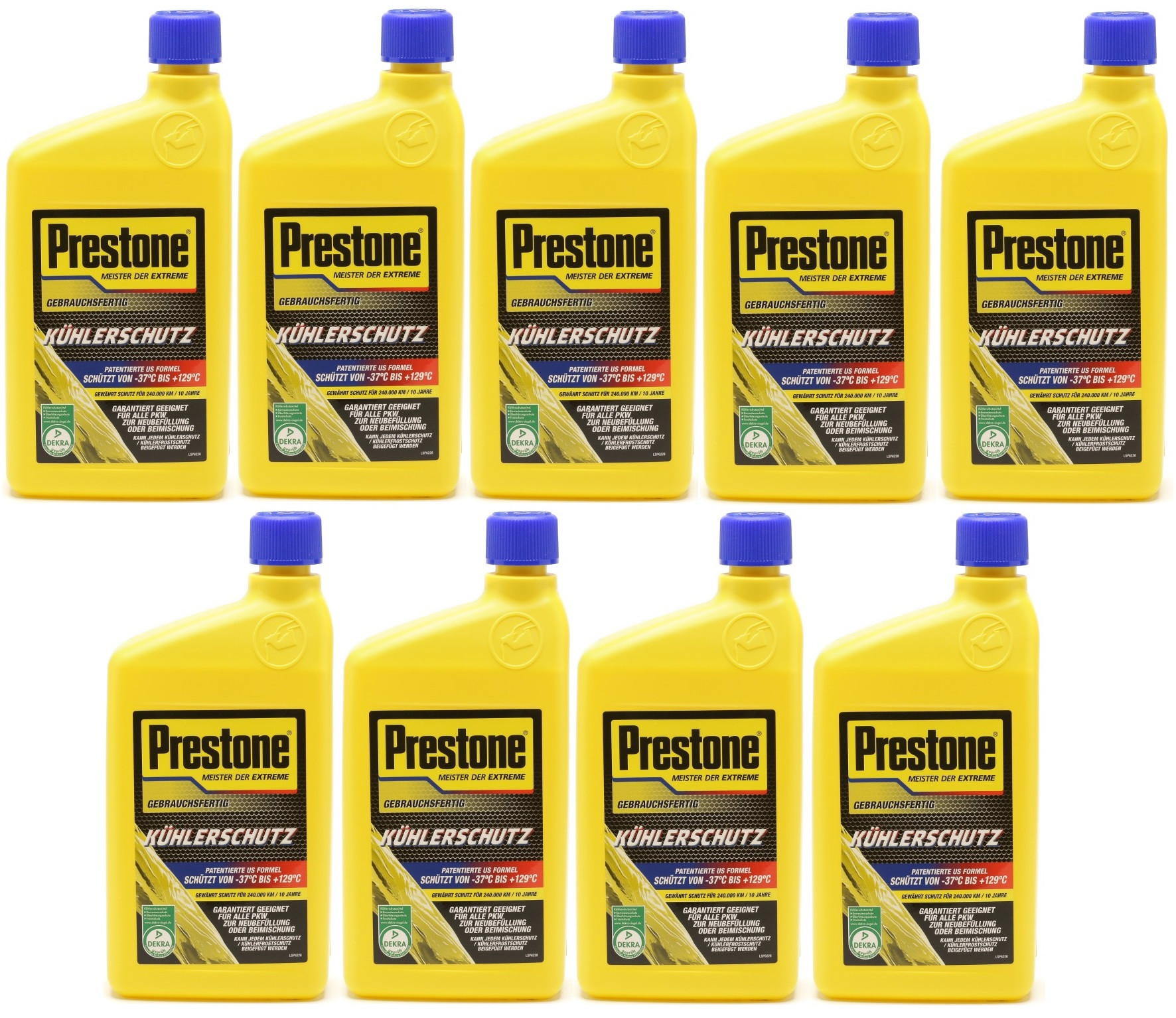 PRESTONE AF RTU 50:50 Frostschutz Fertigmischung 1 Liter Flasche 9x1l=9 Liter