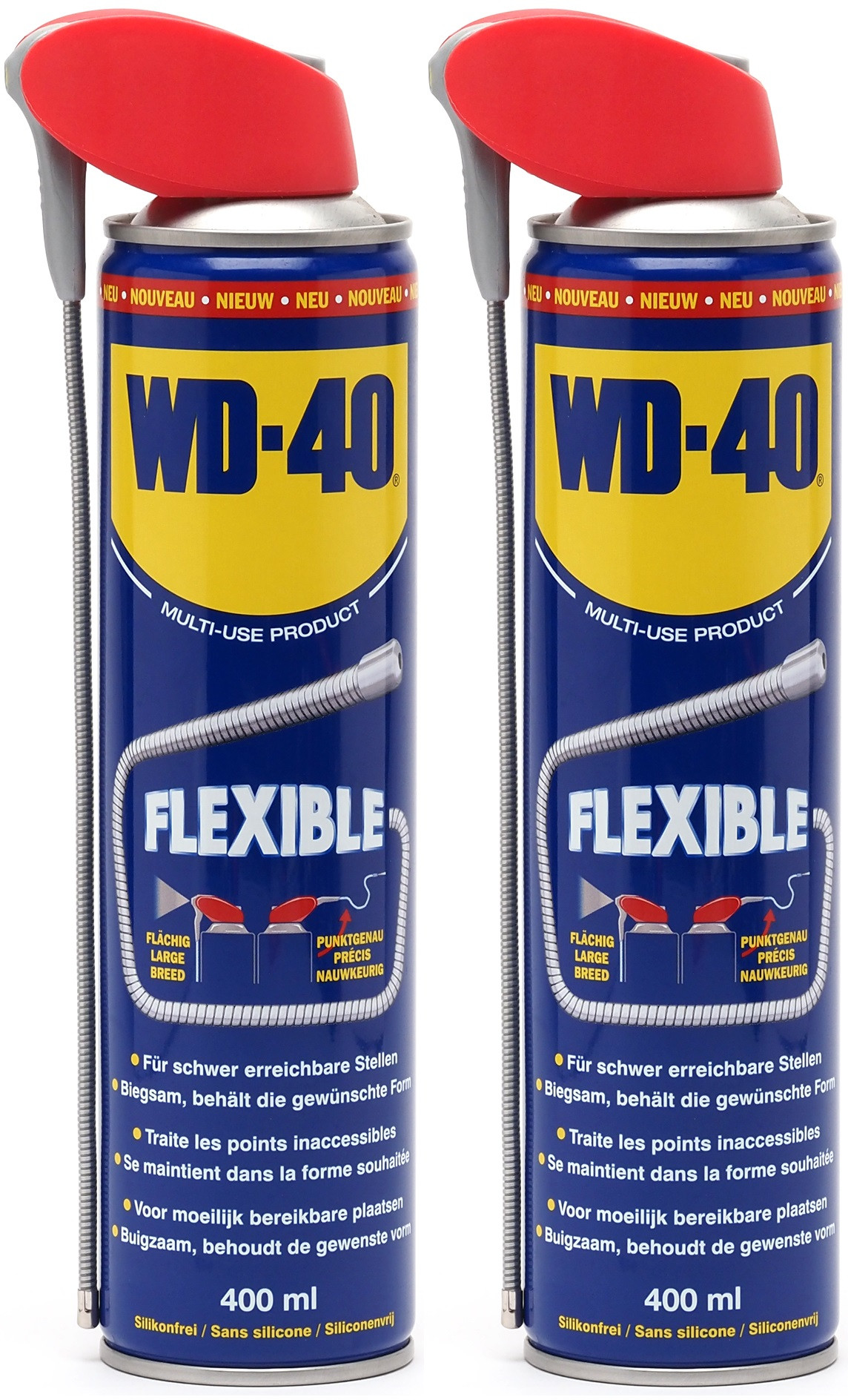 WD-40 Classic Multifunktionsöl Flexible 2x 400 Milliliter