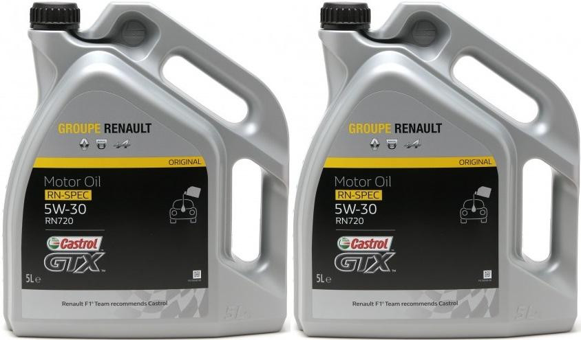 Castrol GTX 5W-30 Renault RN 720 Motoröl 2x 5 = 10 Liter