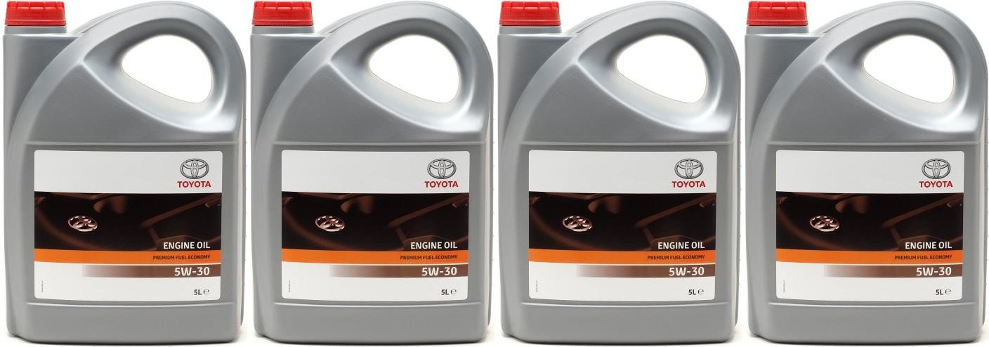 Original Toyota Premium Fuel Economy 5W-30 Motoröl 4x 5 = 20 Liter