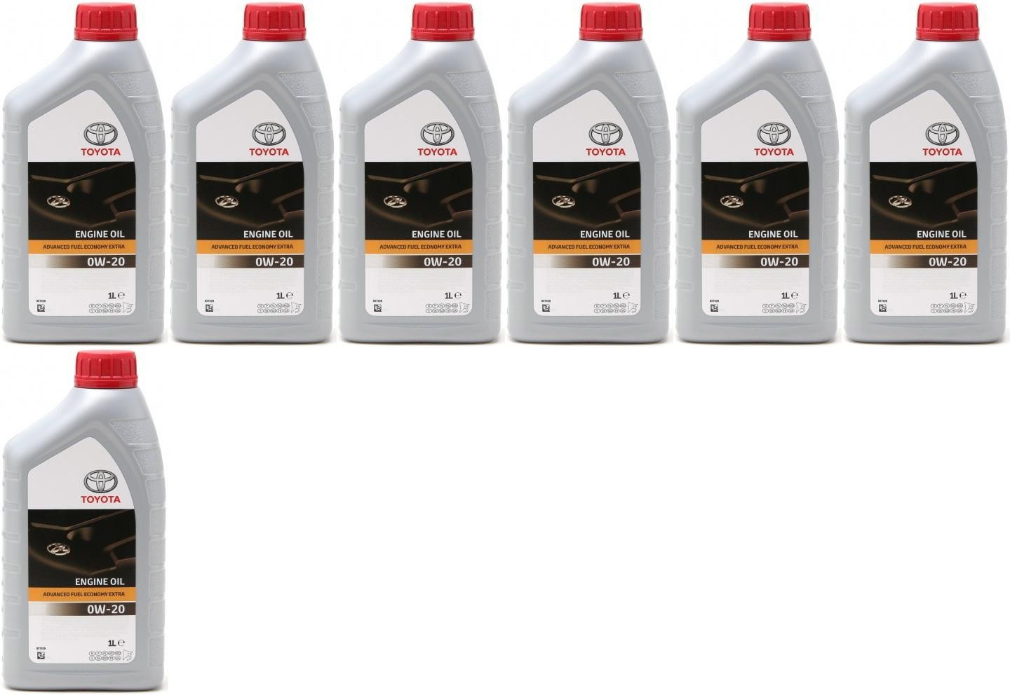 Original Toyota Advanced Fuel Economy AFE 0W-20 Motoröl 7x 1l = 7 Liter