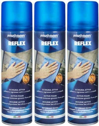 Fra-Ber Glasreiniger REFLEX SPRAY 3x 400 Milliliter