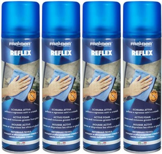 Fra-Ber Glasreiniger REFLEX SPRAY 4x 400 Milliliter